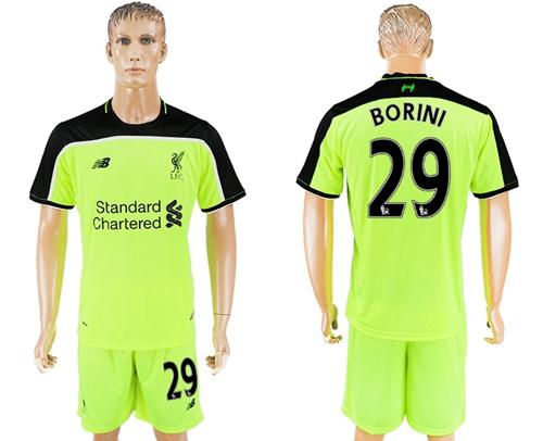 Liverpool #29 Borini Sec Away Soccer Club Jersey - Click Image to Close